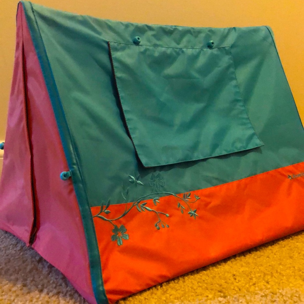 American Girl Doll Sleepover Camping Tent and Starry Night Lantern